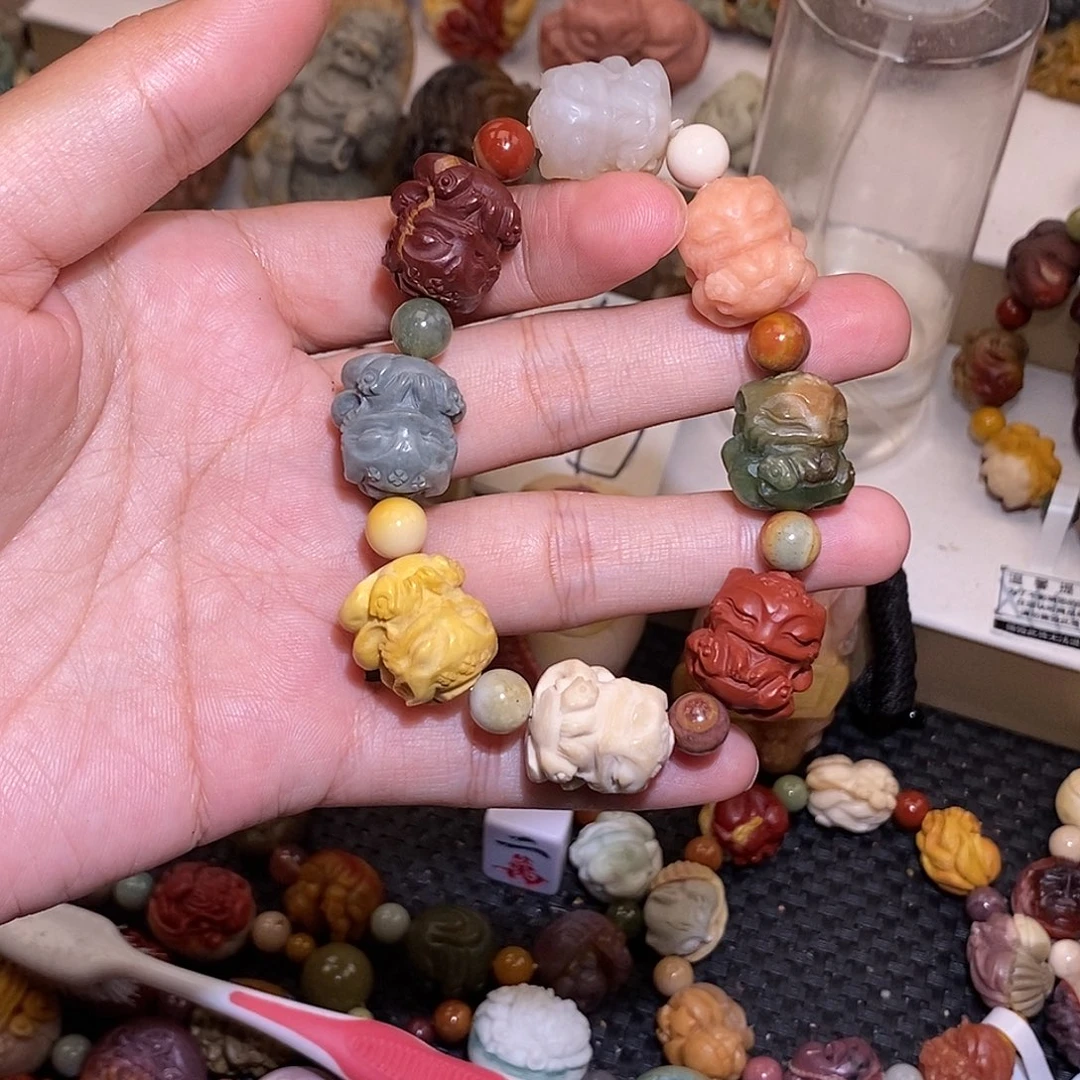 石英质玉（阿拉善玉）未镶嵌手链