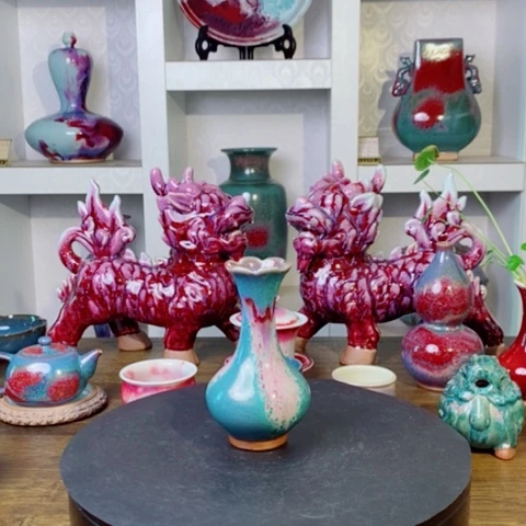 瓶禹州神后钧瓷原产地~