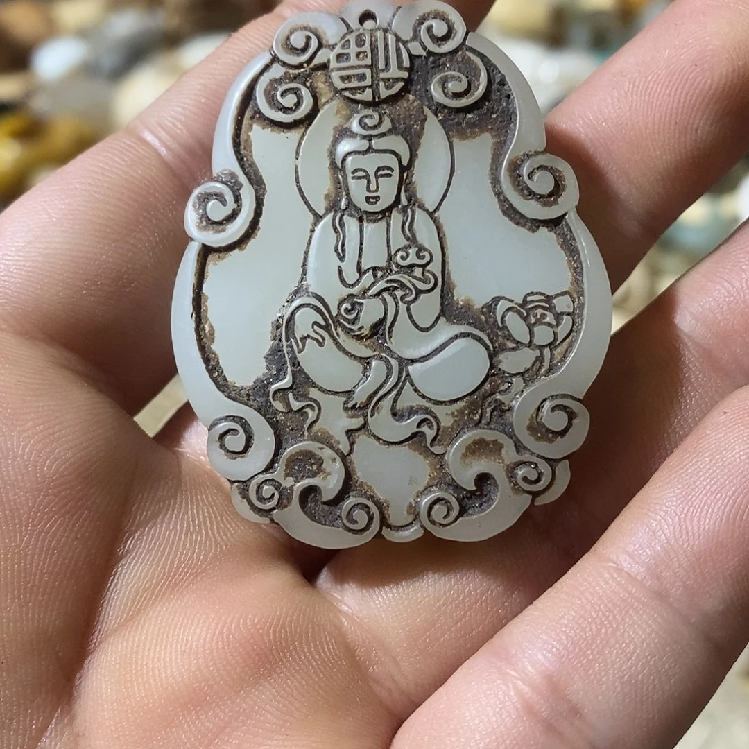 和田玉（糖玉）未镶嵌挂件
