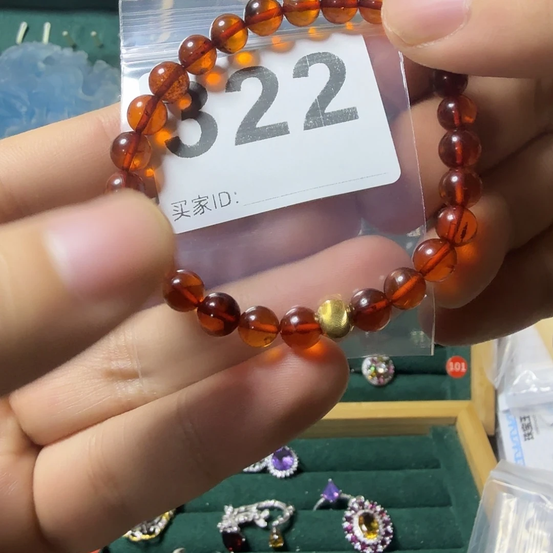 旷***·手链血珀未镶嵌血珀手链血珀手链