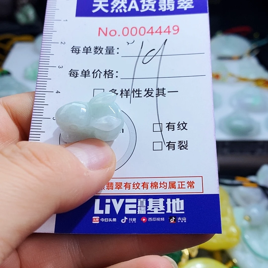 翡翠未镶嵌毛衣链4449