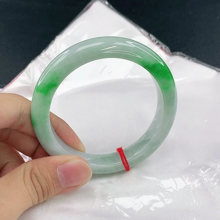 翡翠未镶嵌手镯圈60。85044