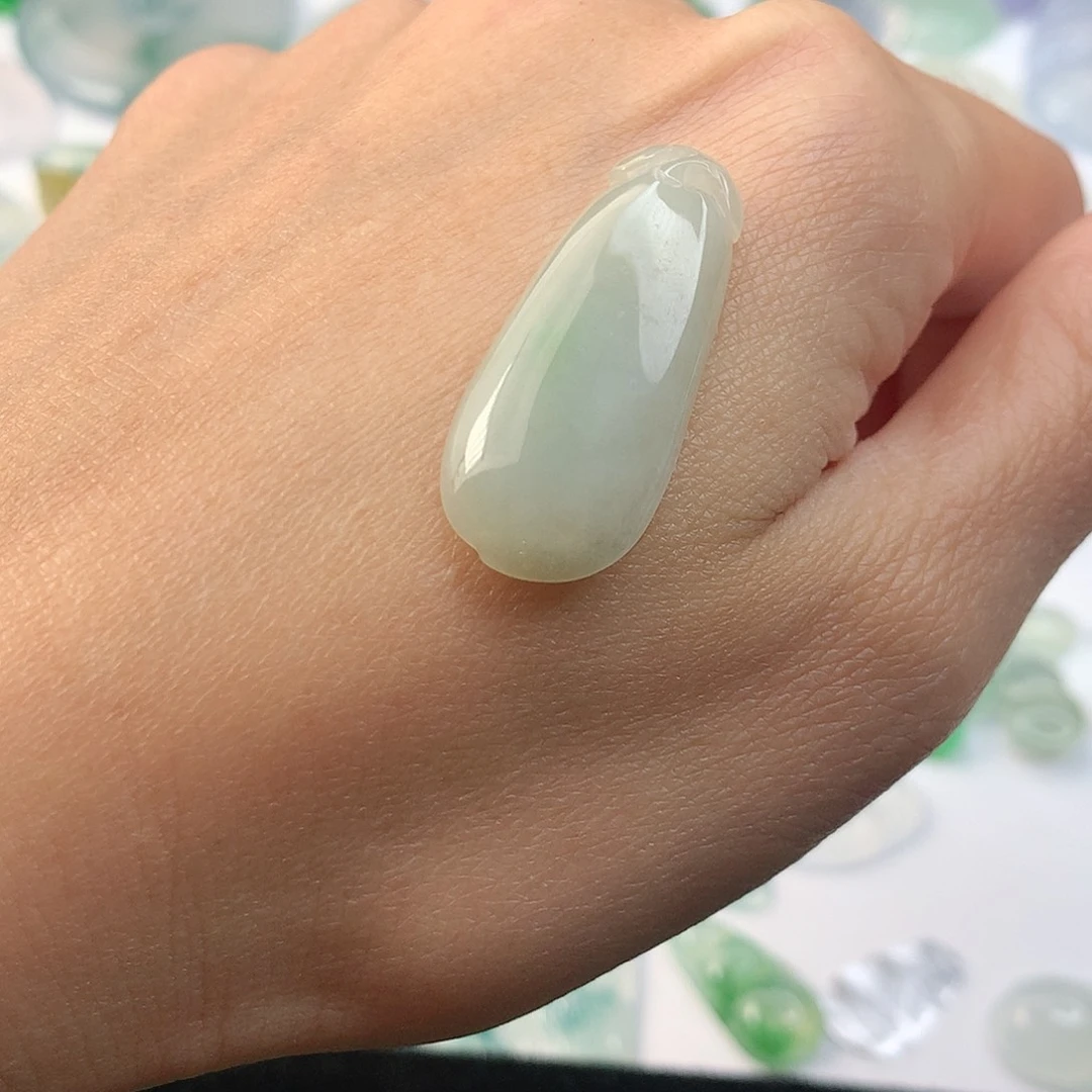 翡翠裸石天然翡翠A货福瓜