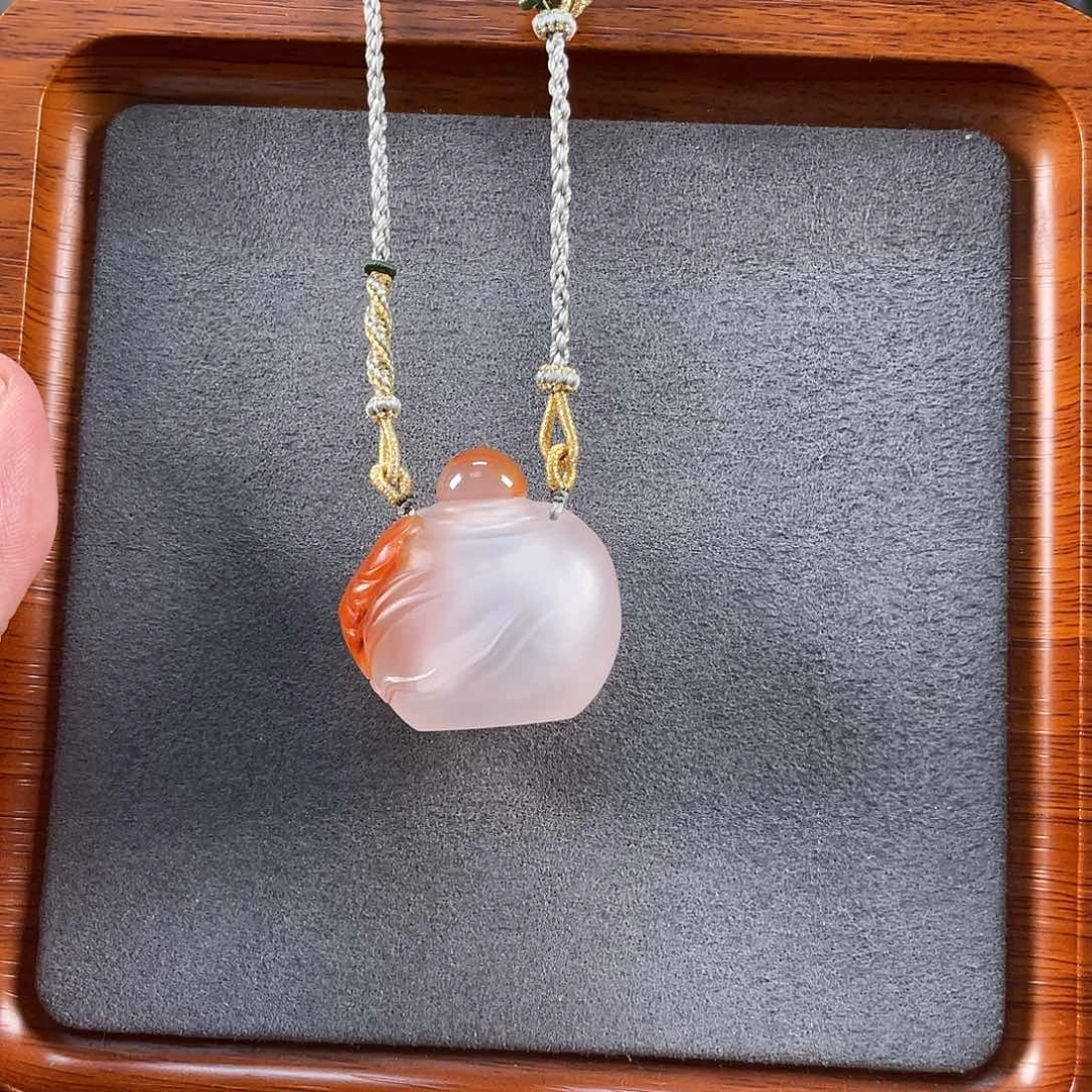 南红玛瑙未镶嵌吊坠(不含链)