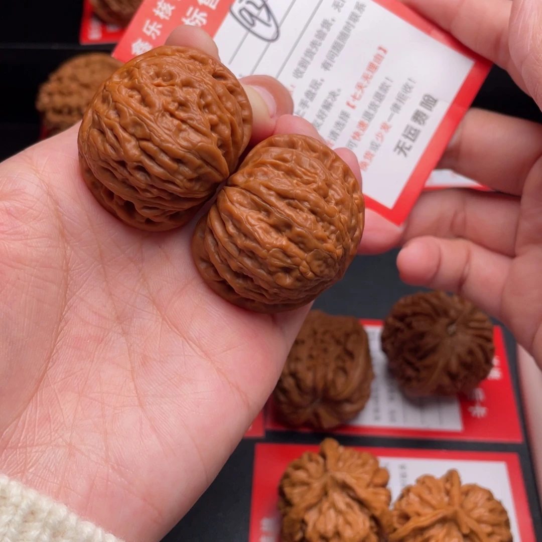 别***吵文玩核桃把件铁锤39