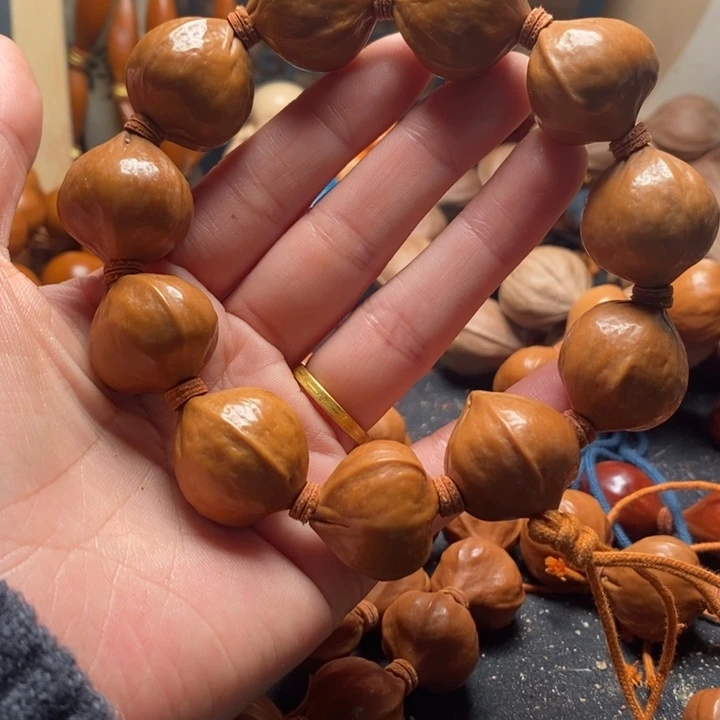 三***宝橄榄核手串/手链2.0蒜头高抛