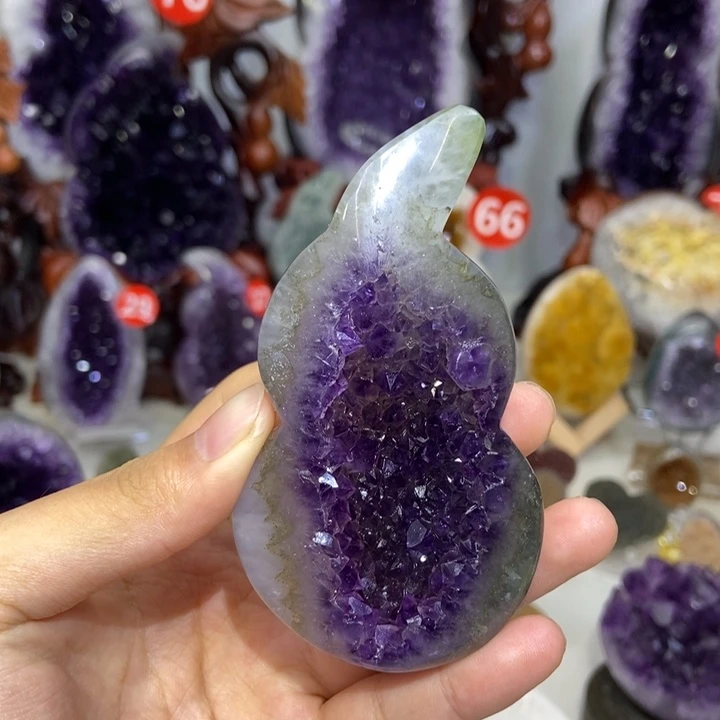 大型摆件（非配饰）紫晶未镶嵌