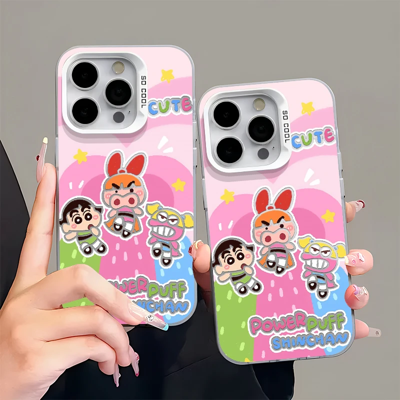 BANCA搞怪飞天女警小新适用苹果16/15手机壳华为P70vivo小米oppo