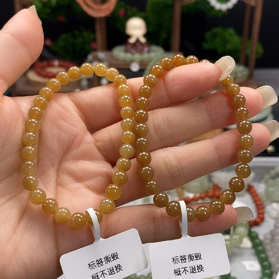 未镶嵌手链和田玉微瑕