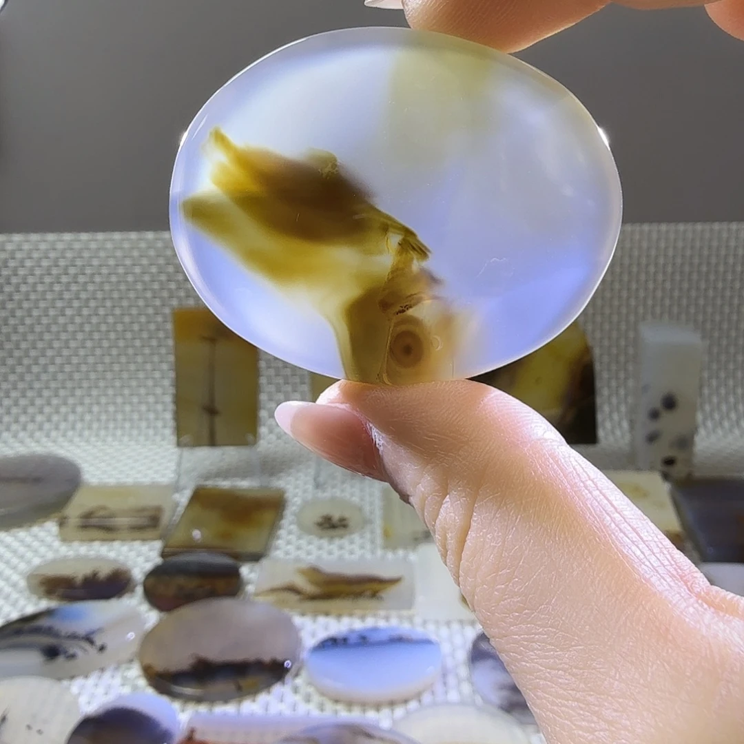 玛瑙/玉髓未镶嵌吊坠(不含链)74