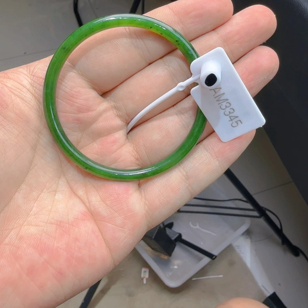 和田玉（碧玉）手镯未镶嵌58.8