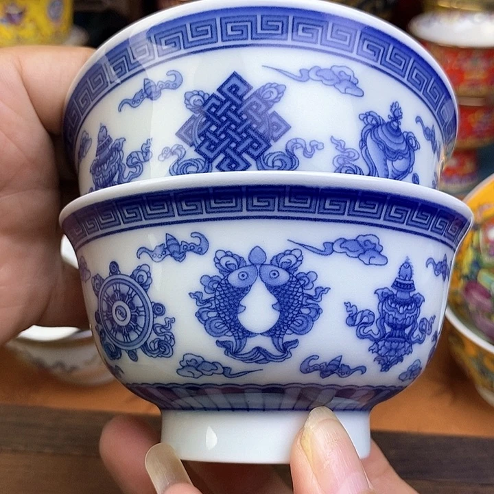 景德镇陶瓷藏式茶碗