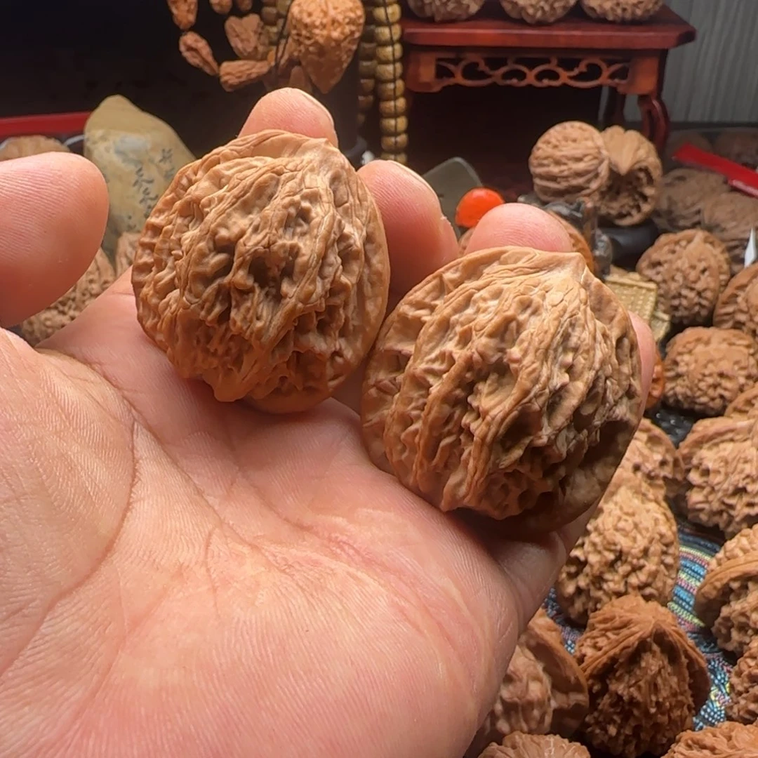 吊坠文玩核桃全品麦穗虎头41