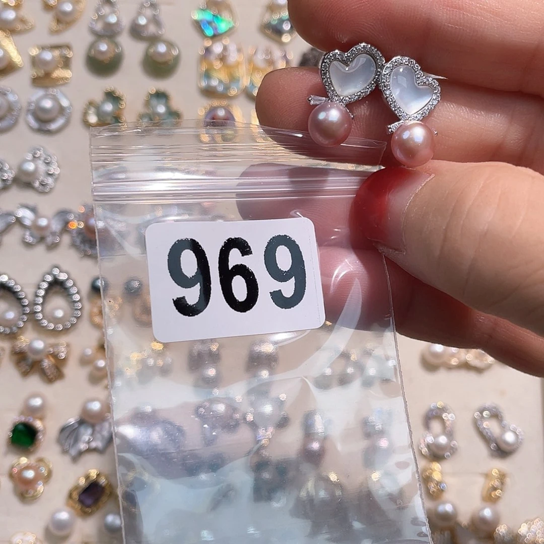 合金淡水珍珠耳饰?****?