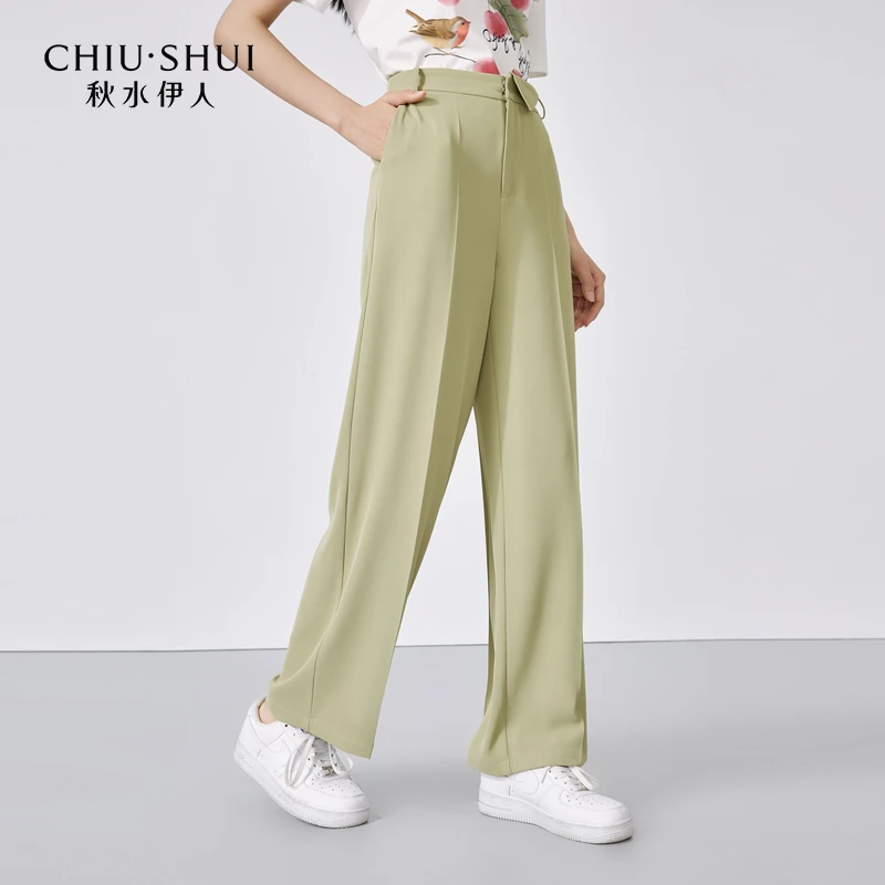 【赵老板】秋水伊人直筒裤女装百搭小个子百搭裤子623205B080493
