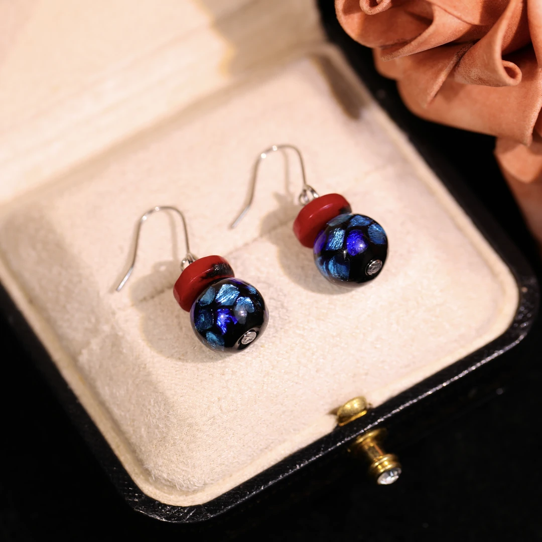 铜合金耳饰 【魂灯】轻奢时尚气质百搭高级小众设计感耳饰RH1085