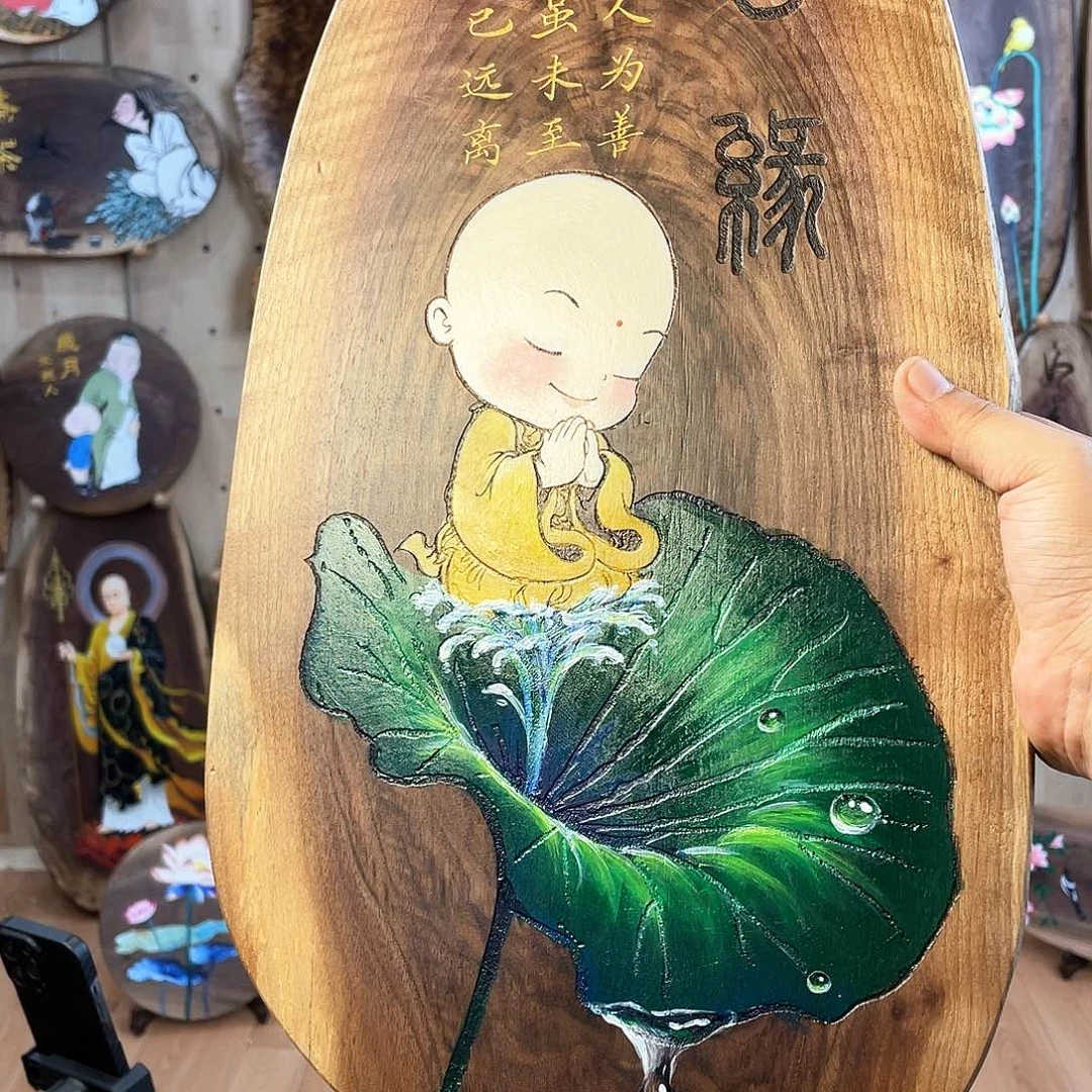 木北美黑胡桃手绘
