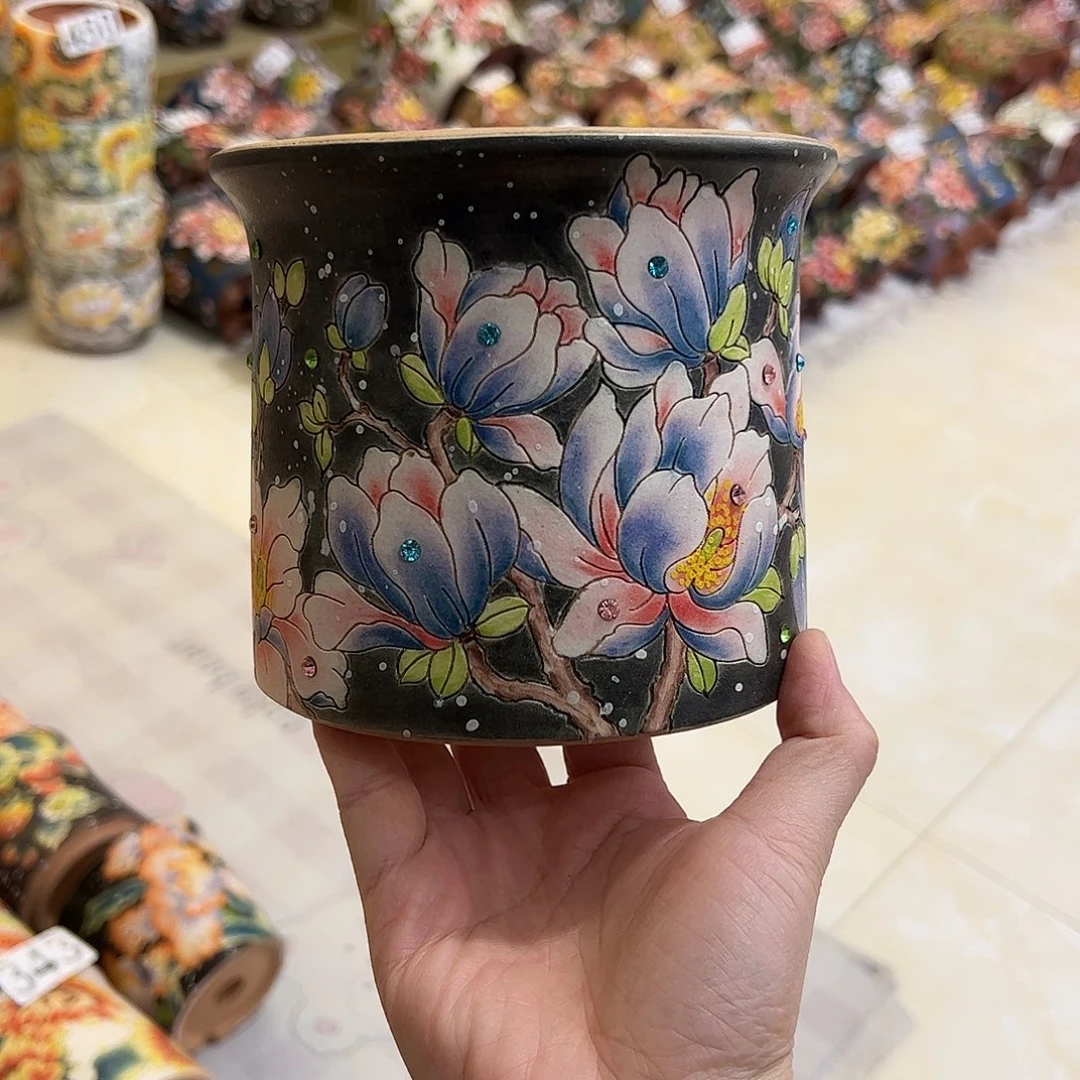 景德镇陶瓷花盆?****?景德镇陶瓷花盆