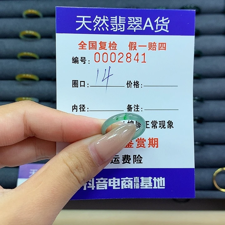 翡翠戒指未镶嵌      2841