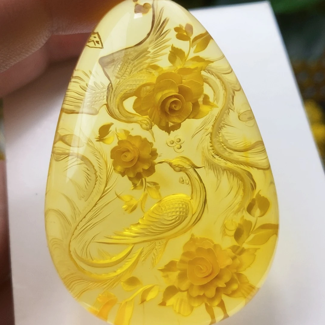 【闪购商品】金珀吊坠(不含链)未镶嵌