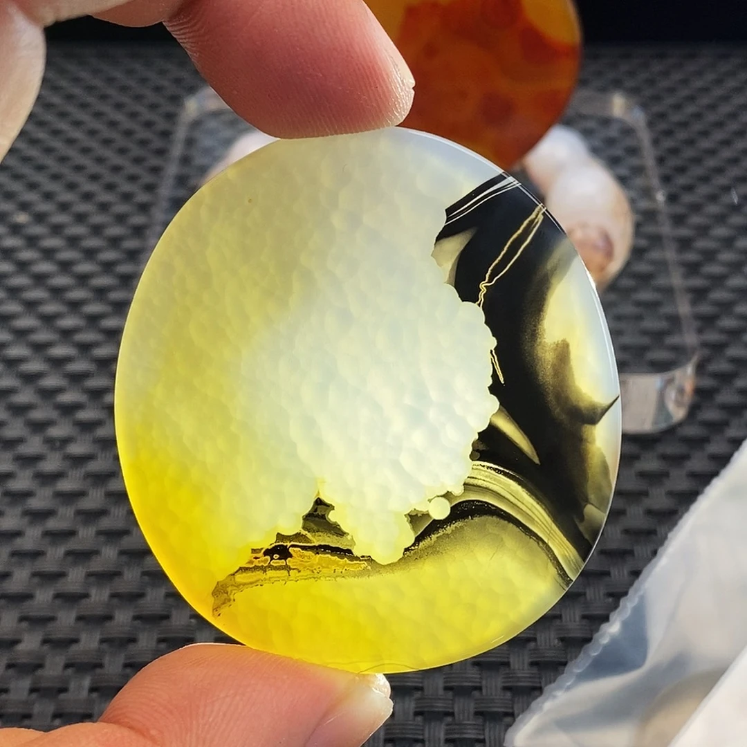 不***乖玛瑙/玉髓未镶嵌吊坠(不含链)