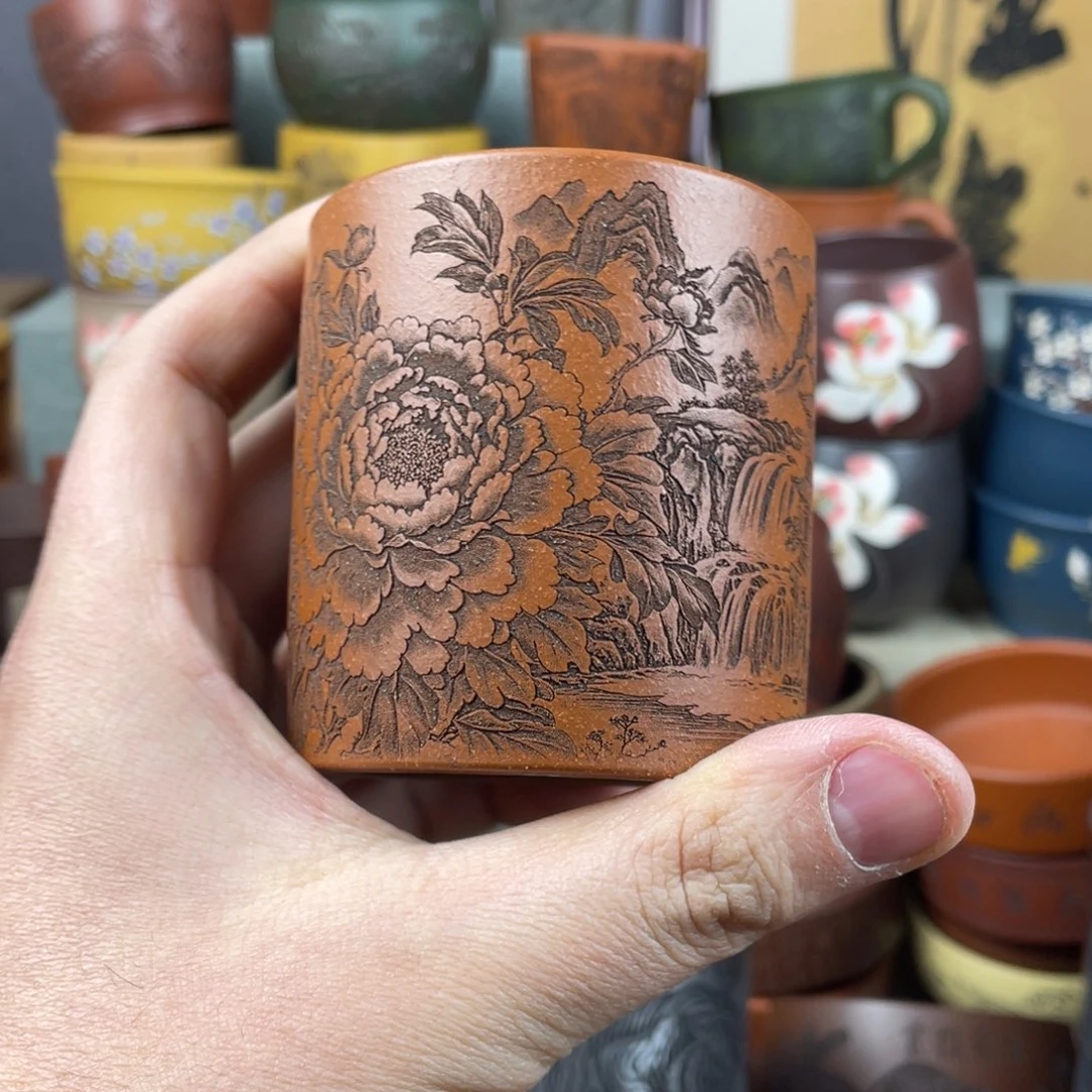 紫砂茶杯紫砂茶杯