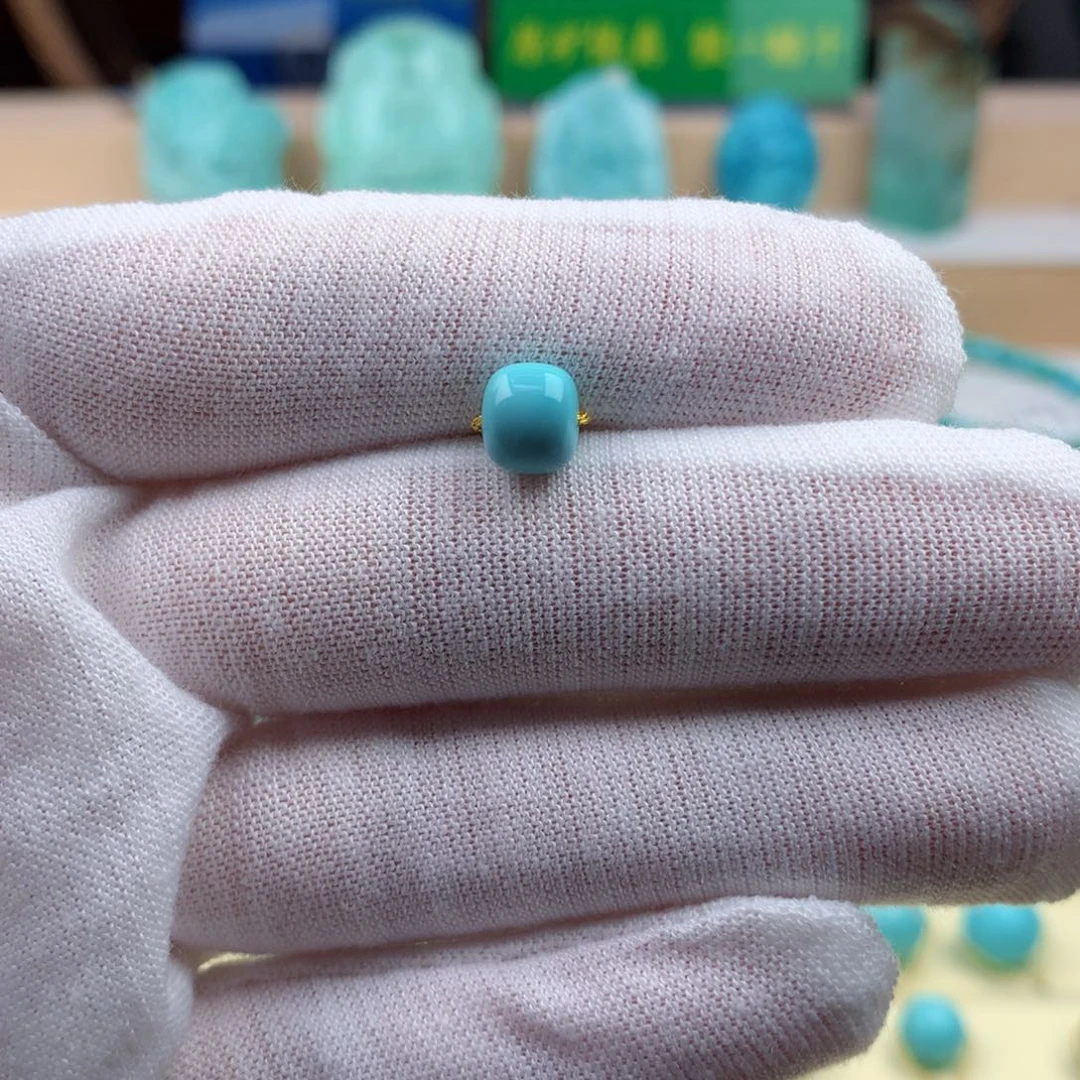 绿松石未镶嵌珠宝奇石7.3mm