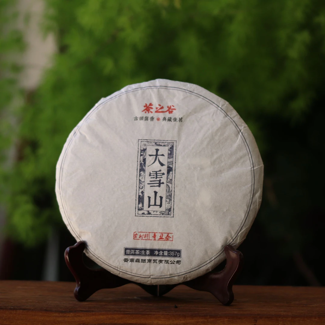 2021年大雪山古树挑采头春357g