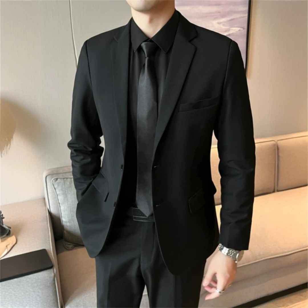 HAESONMENEAT哈逊梅奈西服外套轻奢修身单西休闲商务正装职业西装