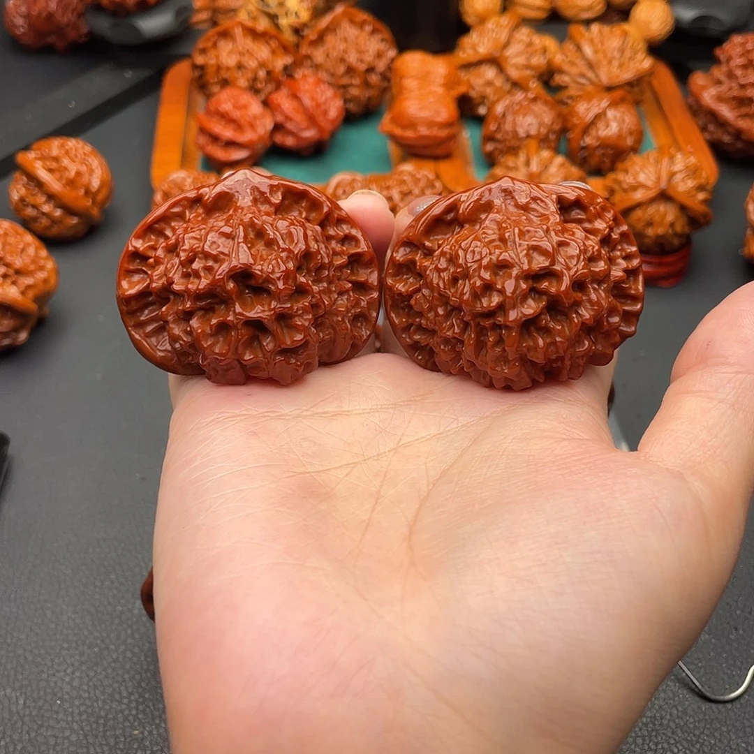 文玩核桃把件官帽