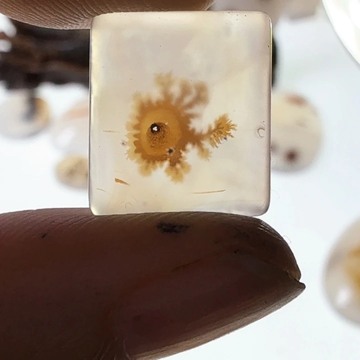 玛瑙/玉髓钛钢珠宝半成品