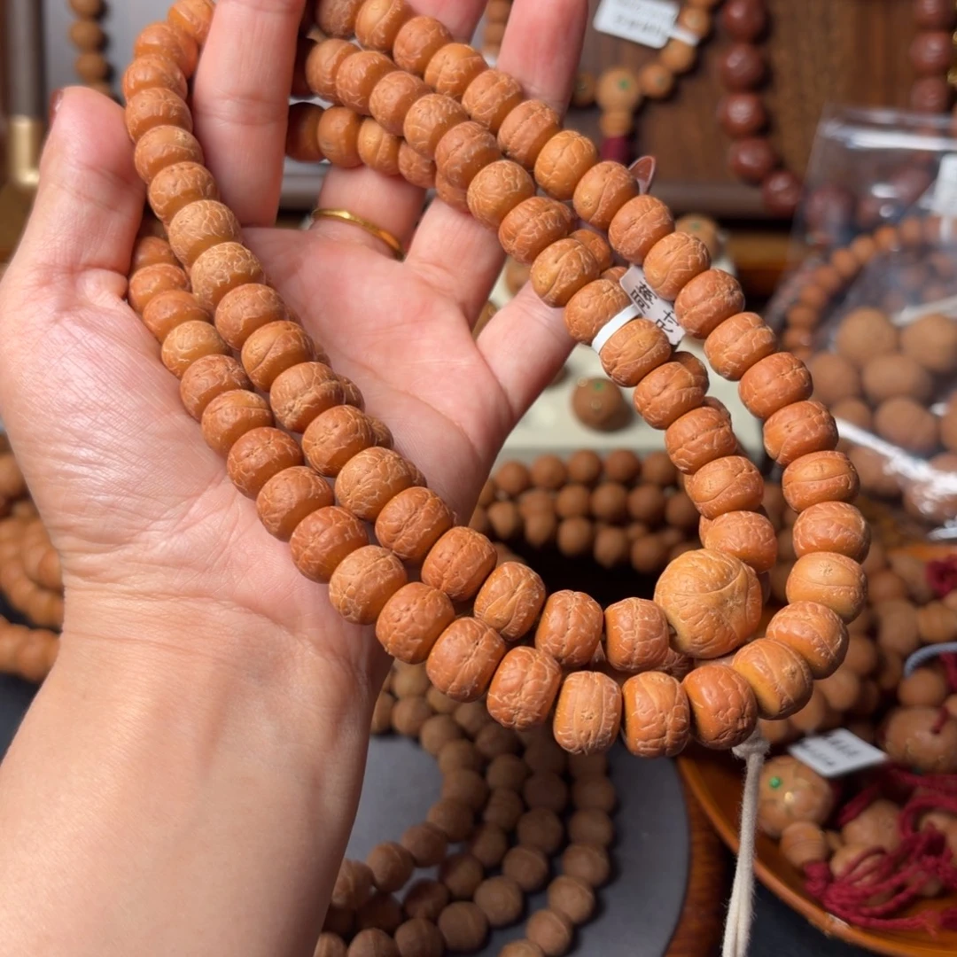 凤眼菩提手串同树藏式110颗