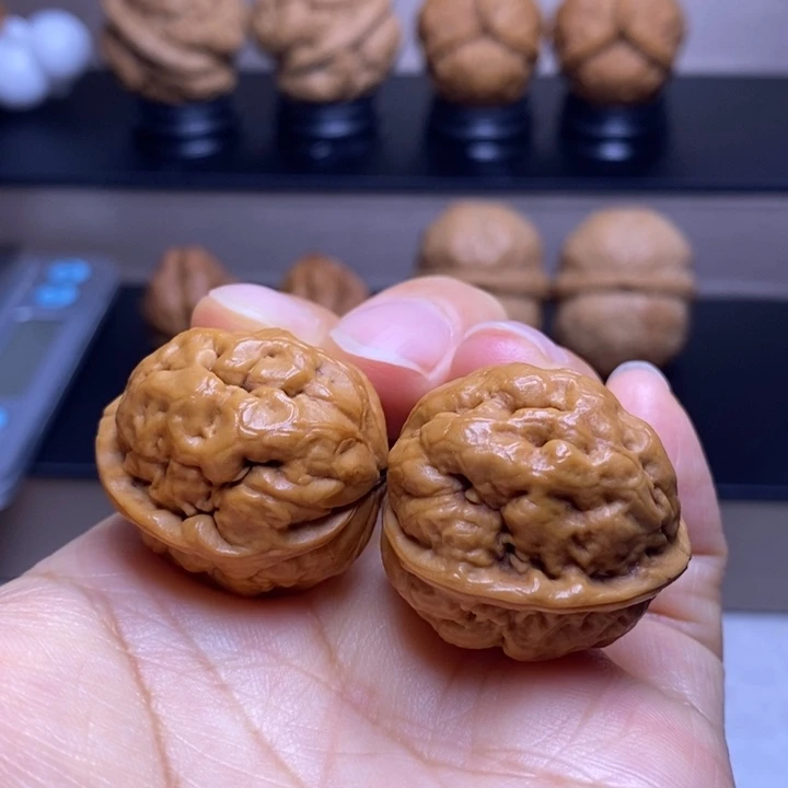 把件文玩核桃脑纹青蛙51