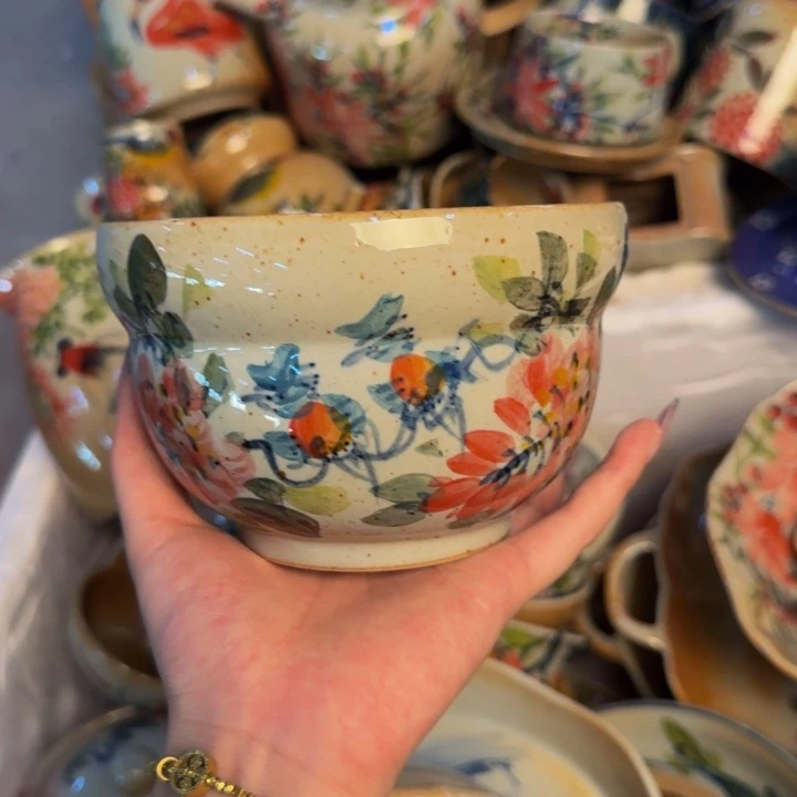 瓷片景德镇陶瓷手工手绘