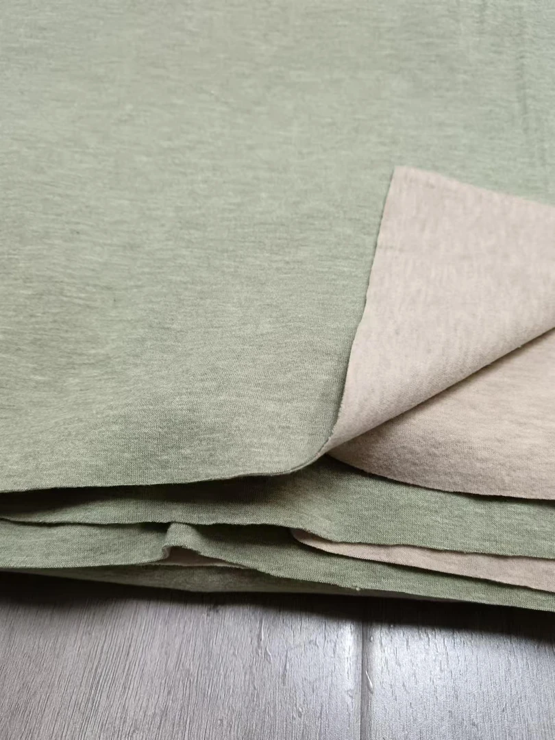 AB面自发热蚕丝羊绒