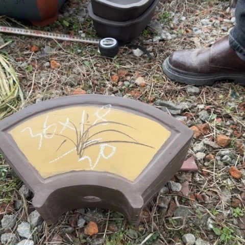 紫砂花盆紫砂花盆盆景盆栽瑕疵