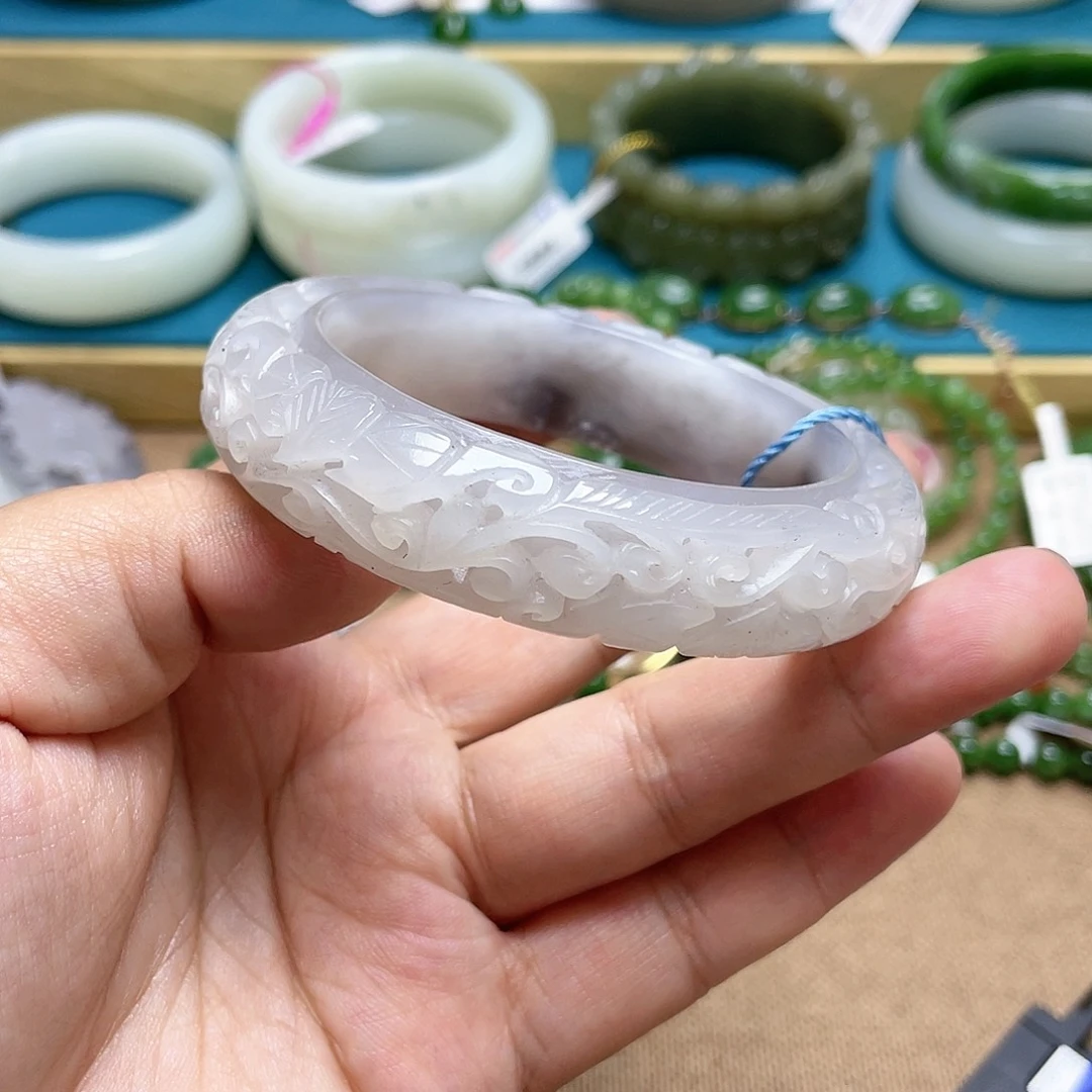 【闪购商品】和田玉手镯5657圈口99未镶嵌
