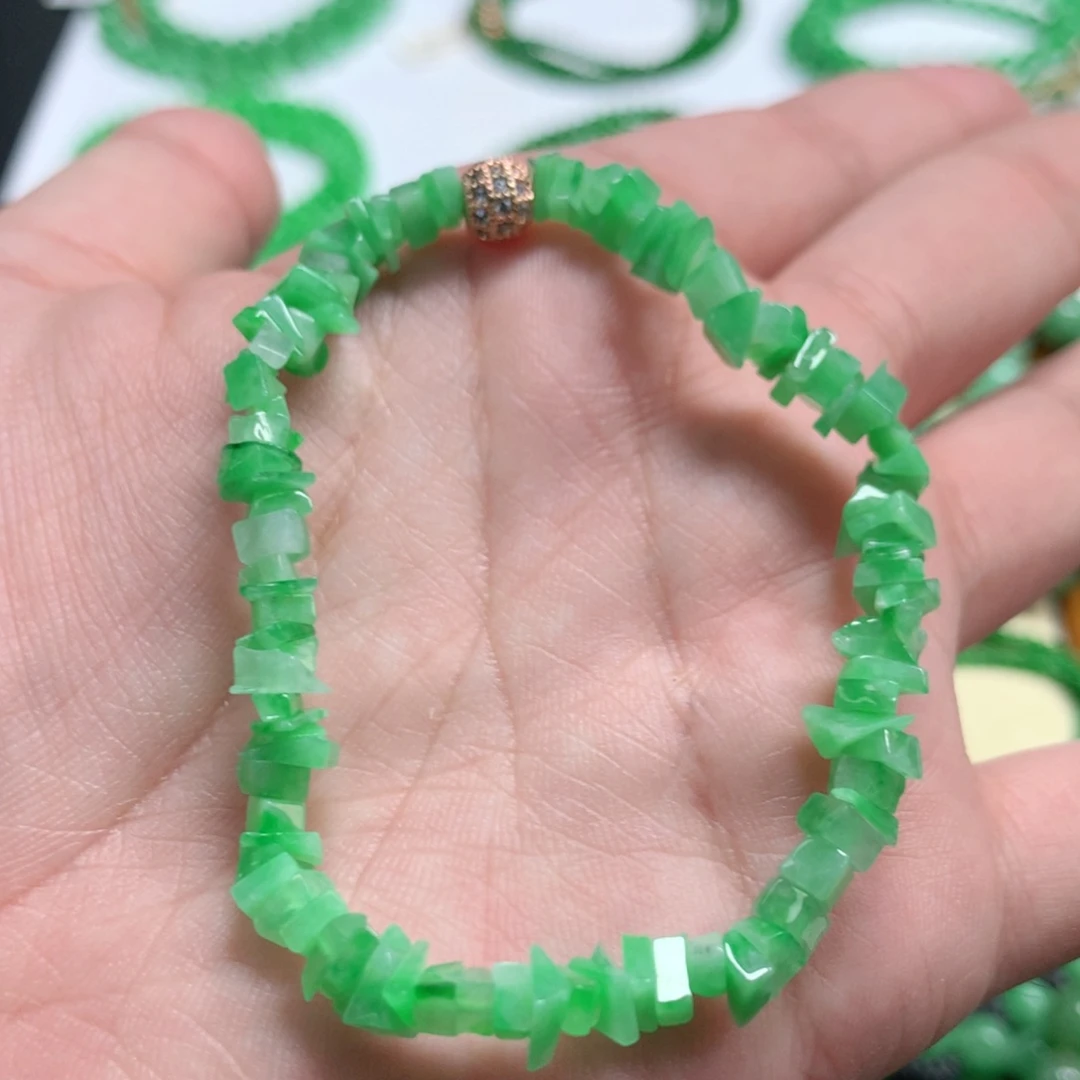 未镶嵌手链翡翠翡翠