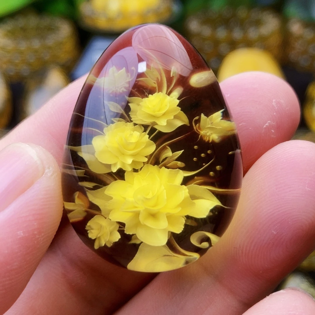 【闪购商品】金珀吊坠(不含链)未镶嵌