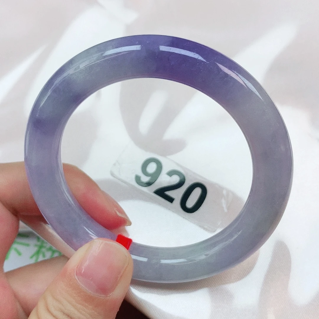 翡翠未镶嵌手镯抖音920