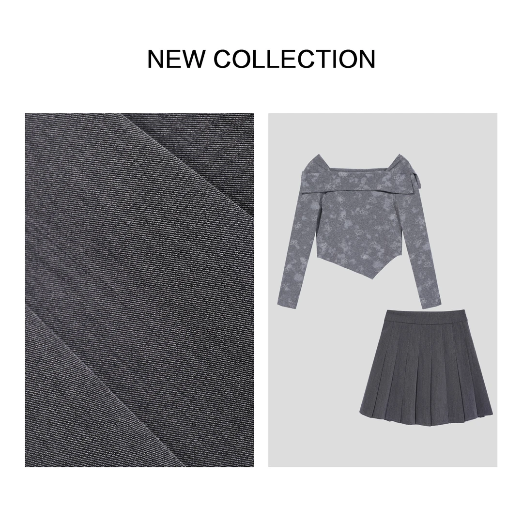 【婷婷专属】D5F36057B 春季女士显瘦休闲两件套-6057