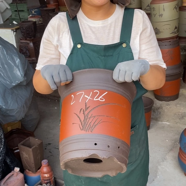 紫砂花盆盆栽花卉苗木种植