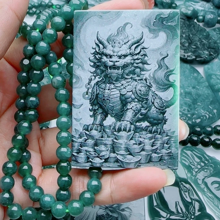 翡翠未镶嵌颈饰多样性发货天然A货翡翠