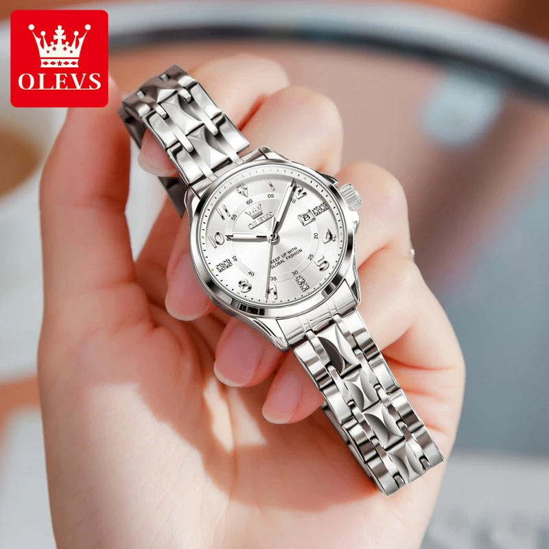 新款女士手表轻奢小众气质瑞士品牌正品数字夜光防水石英夜光腕表