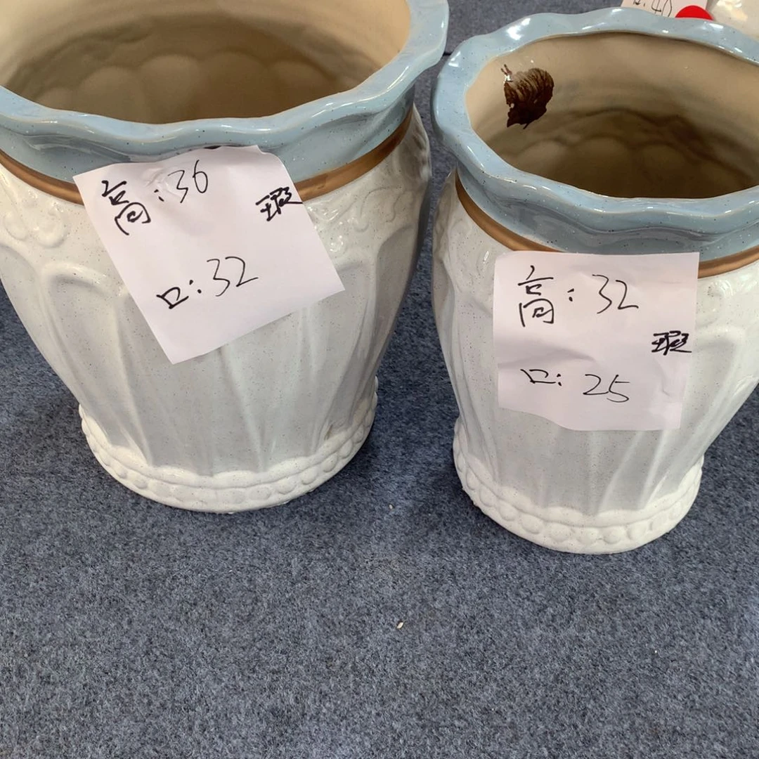 高温陶瓷花盆微瑕