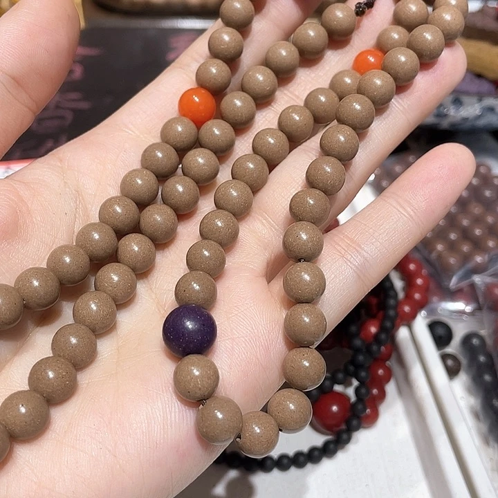 泥塑白龙涎0.8脖挂链加大珠款