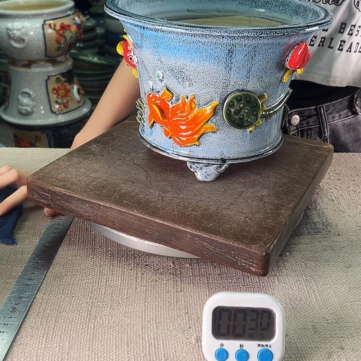 泳坤堂石湾盆陶瓷