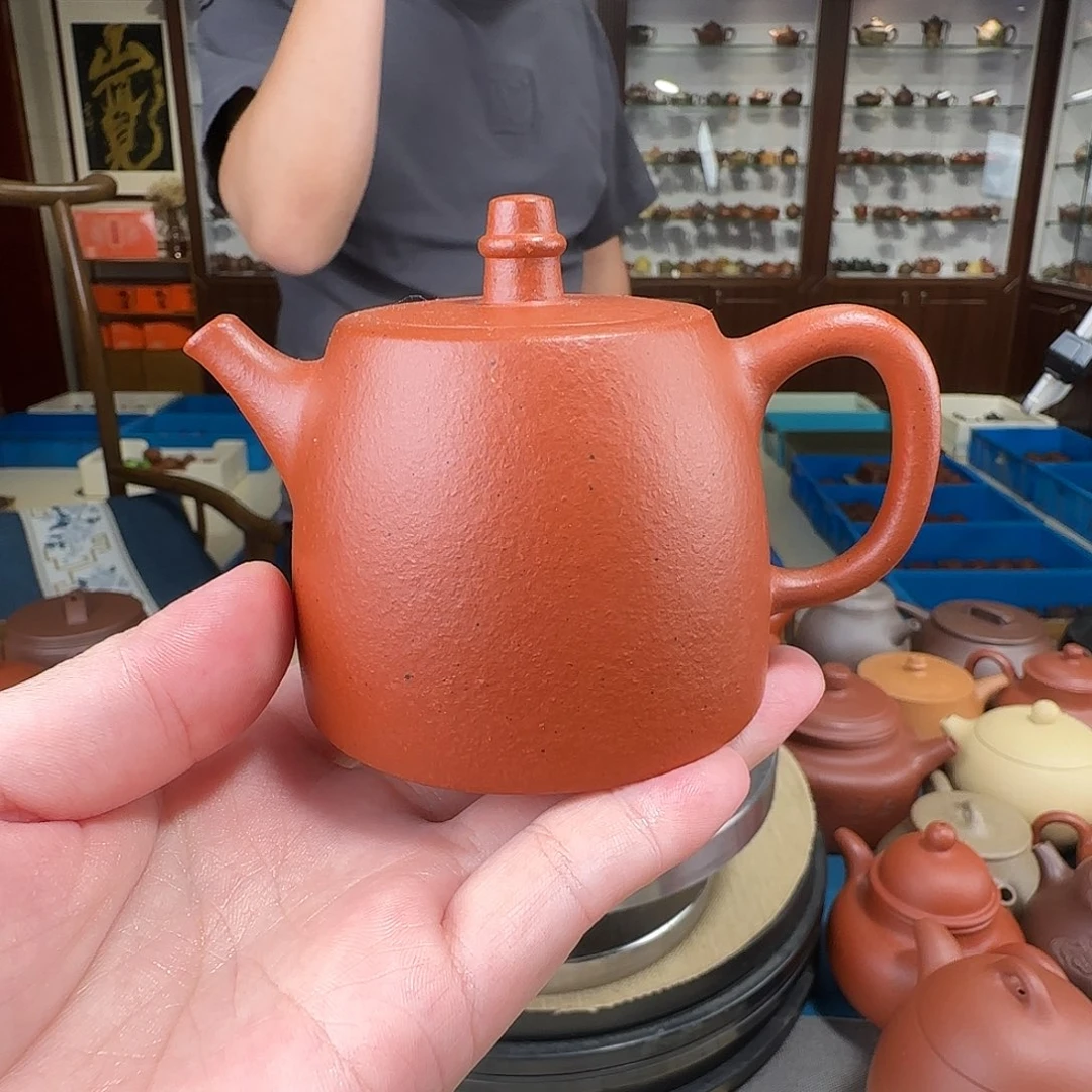 茶壶紫砂汉铎大红泥