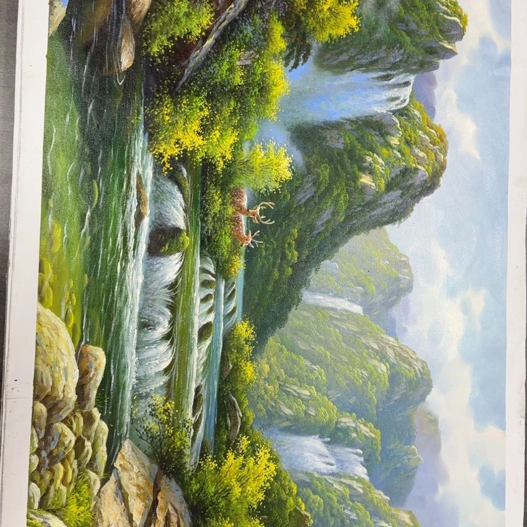 油画加油加油努力加油加油