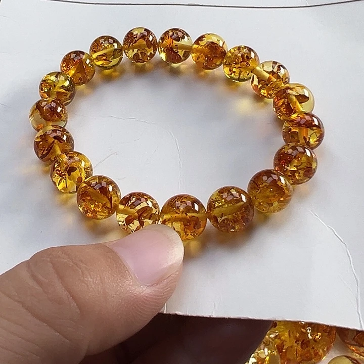 琥珀（花珀）未镶嵌项圈